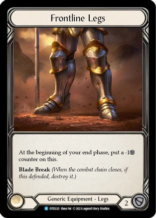 Frontline Legs (DTD225) - Dusk till Dawn Cold Foil