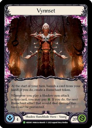 Vynnset - HER085 (HER085) - Flesh and Blood: Promo Cards Cold Foil