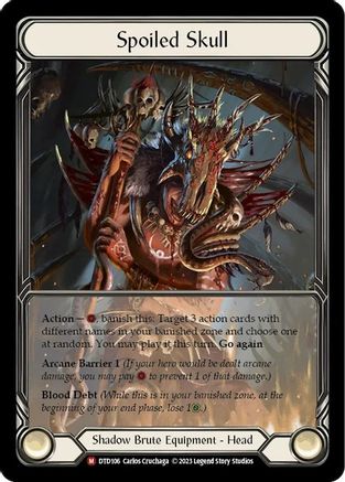 Spoiled Skull (Extended Art) (DTD106) - Dusk till Dawn Cold Foil