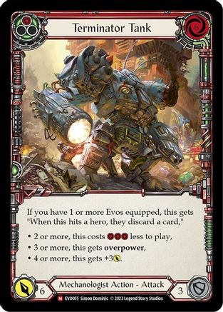 Terminator Tank (EVO055) - Bright Lights Rainbow Foil