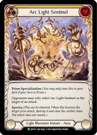 Arc Light Sentinel - JDG011 (JDG011) - Flesh and Blood: Promo Cards Cold Foil