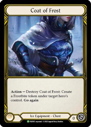 Coat of Frost (Golden) - FAB105 (FAB105) - Flesh and Blood: Promo Cards Cold Foil
