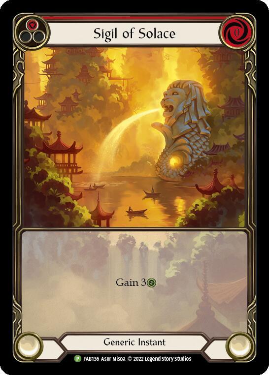 Sigil of Solace Rainbow Foil Promo
