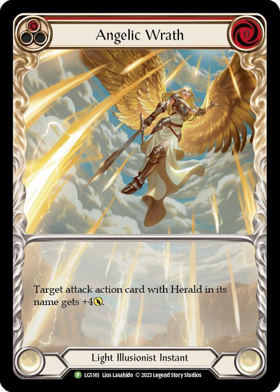 Angelic Wrath (Red) Rainbow Foil Promo