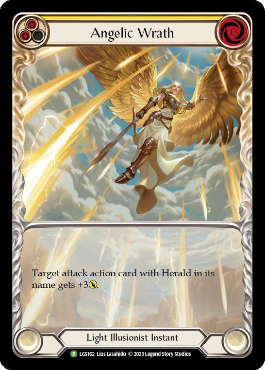 Angelic Wrath (Yellow) Rainbow Foil Promo