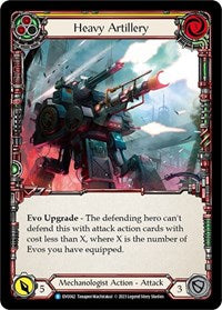 Heavy Artillery (Yellow) Rainbow Foil