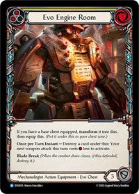 Evo Engine Room Cold Foil