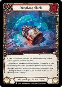 Dissolving Shield (Red) Rainbow Foil