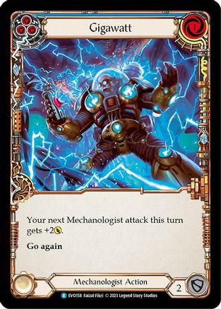 Gigawatt (Blue) (EVO158) - Bright Lights Rainbow Foil