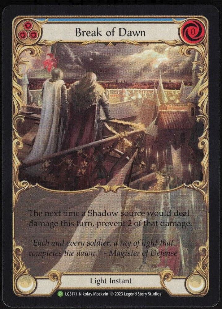 Break of Dawn (Blue) Rainbow Foil Promo
