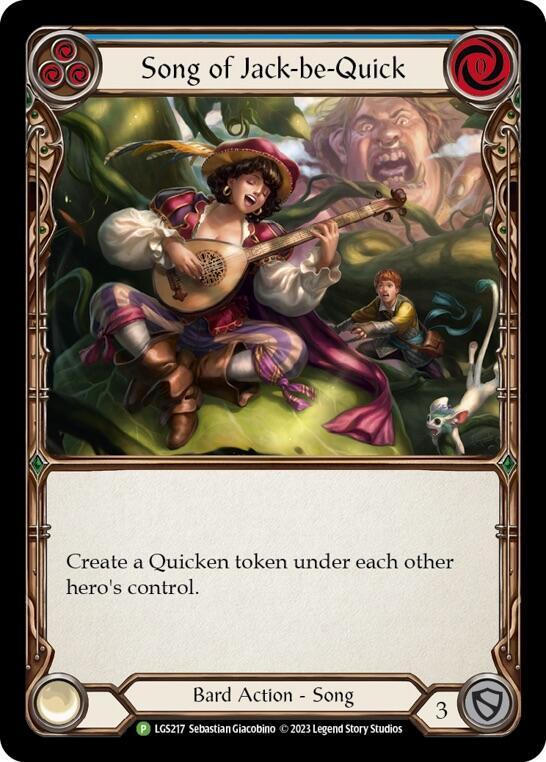 Song of Jack-be-Quick Rainbow Foil Promo