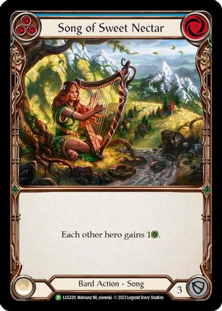 Song of Sweet Nectar - LGS220 (LGS220) - Flesh and Blood: Promo Cards Rainbow Foil