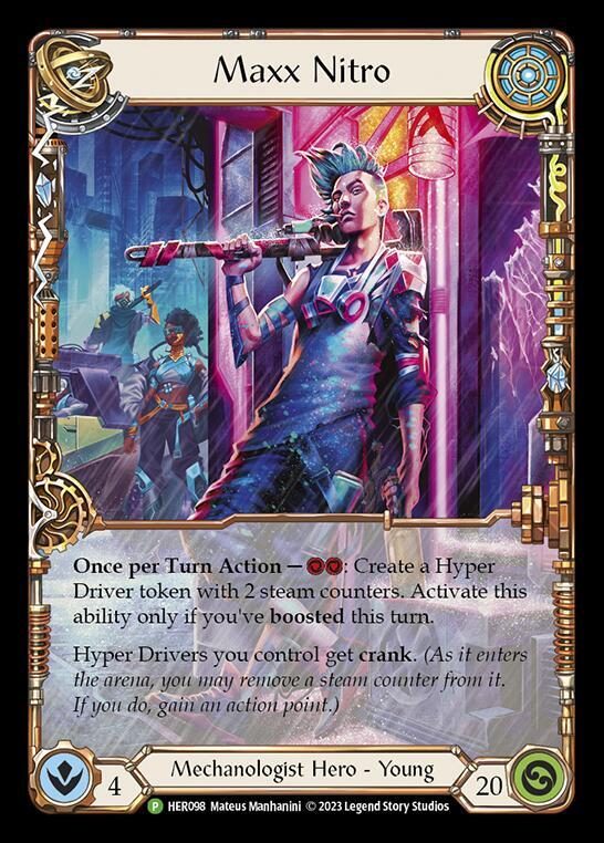 Maxx Nitro Rainbow Foil Promo