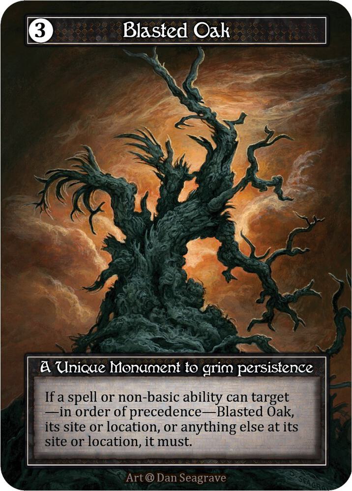 Blasted Oak (Foil)