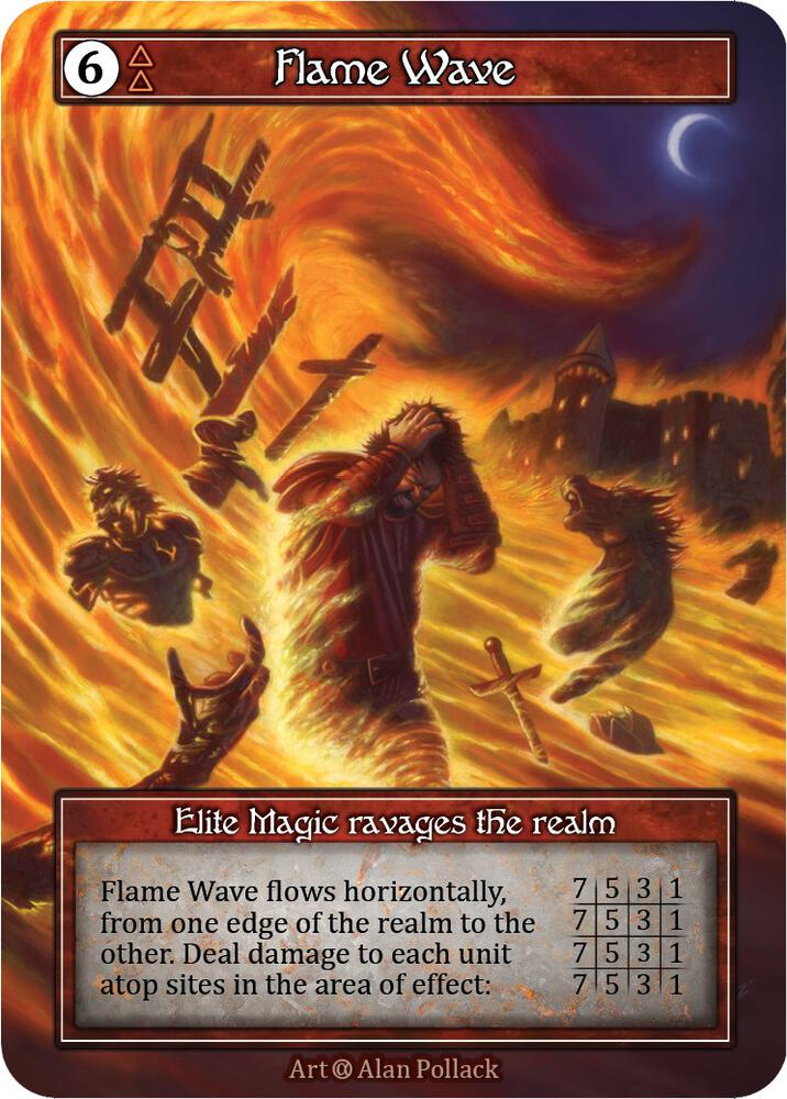 Flame Wave (Foil)