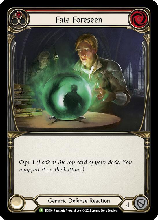 Fate Foreseen (Red) - JDG016 Cold Foil
