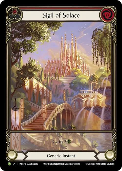 Sigil of Solace) Rainbow Foil Promo
