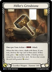 Miller's Grindstone Cold Foil