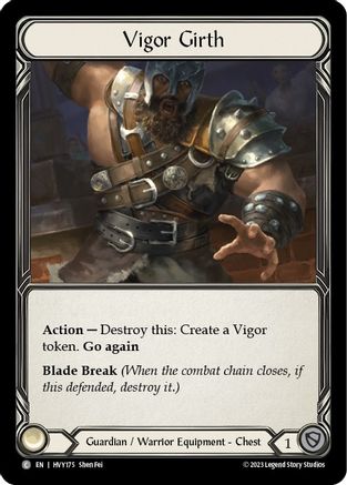 Vigor Girth (HVY175) - Heavy Hitters Cold Foil