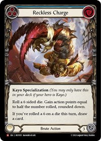 Reckless Charge Rainbow Foil