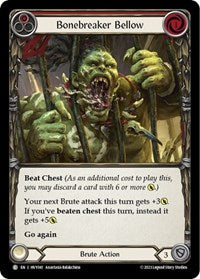 Bonebreaker Bellow (Red) Rainbow Foil