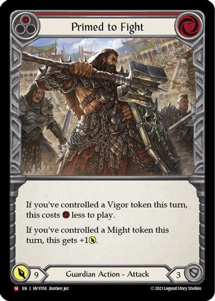 Primed to Fight (HVY058) Rainbow Foil