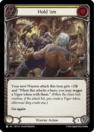 Hold 'em (Yellow) (HVY131) - Heavy Hitters