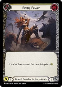 Rising Power (Yellow) Rainbow Foil