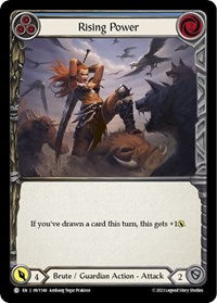 Rising Power (Blue) Rainbow Foil