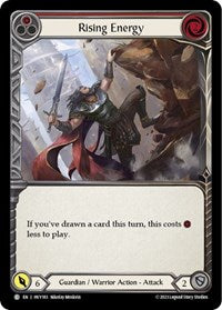 Rising Energy (Red) Rainbow Foil