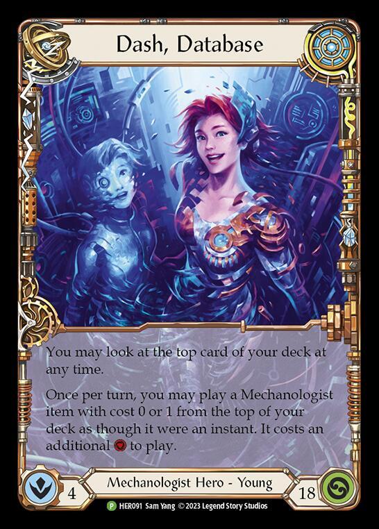 Dash, Database Cold Foil Promo