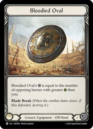 Bloodied Oval (BET003) - Blitz Deck: Heavy Hitters - Betsy