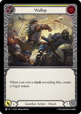 Wallop (Yellow) (VIC019) - Blitz Deck: Heavy Hitters - Victor