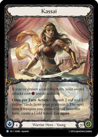 Kassai (KSI001) - Blitz Deck: Heavy Hitters - Kassai Rainbow Foil
