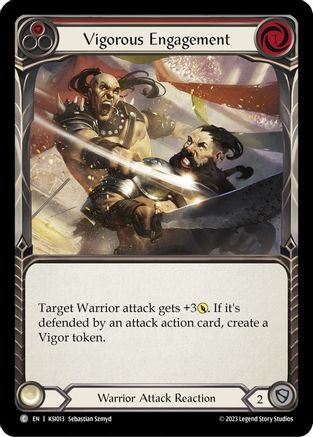 Vigorous Engagement (Red) (KSI013) - Blitz Deck: Heavy Hitters - Kassai