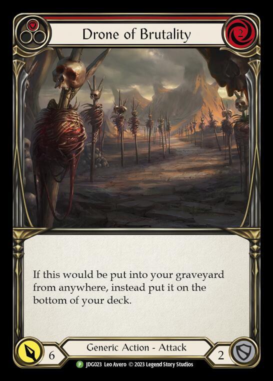 Drone of Brutality (Red) - JDG023 Cold Foil