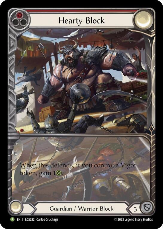 Hearty Block Rainbow Foil Promo