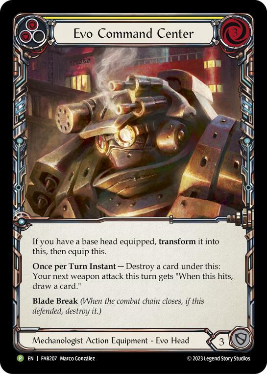 Evo Command Center Rainbow Foil Promo