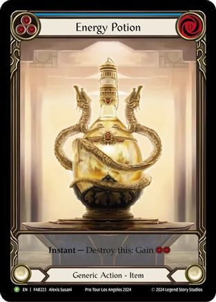 Energy Potion - FAB223 (FAB223) - Flesh and Blood: Promo Cards Cold Foil