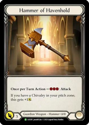 Hammer of Havenhold - LGS205 (LGS205) - Flesh and Blood: Promo Cards Rainbow Foil