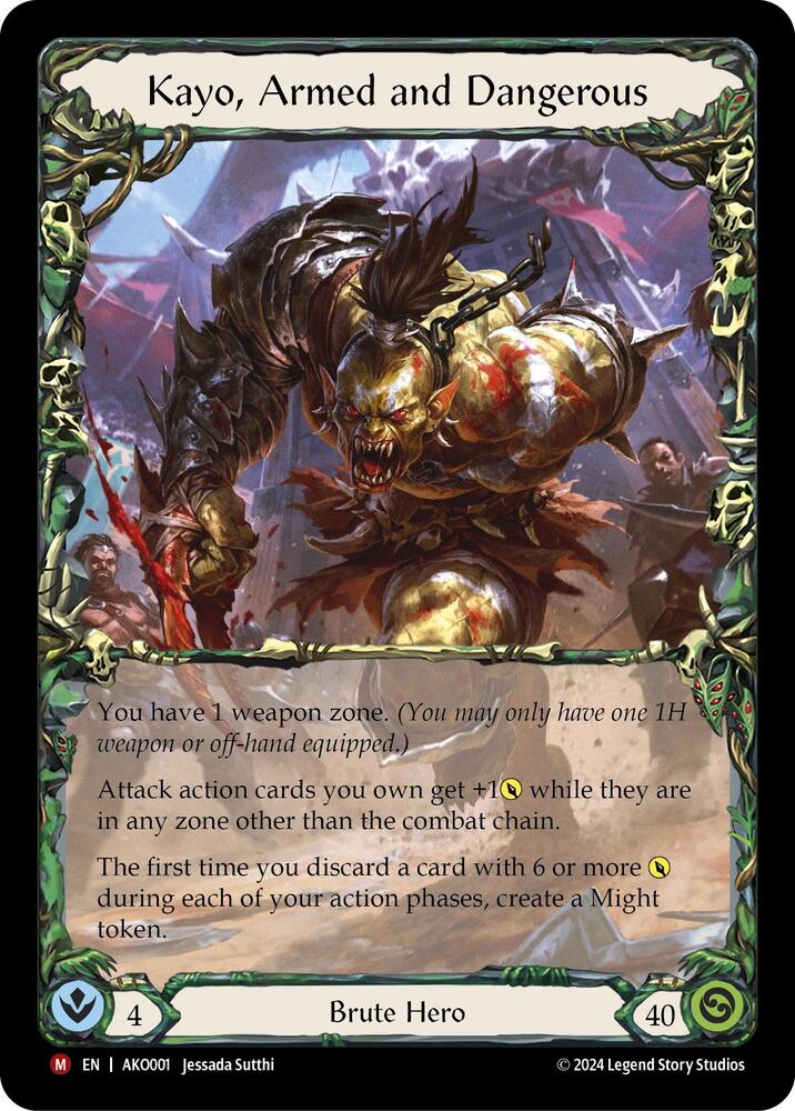 Kayo, Armed and Dangerous Armory Deck