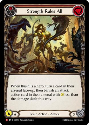 Strength Rules All (AKO013) - Armory Deck: Kayo Rainbow Foil