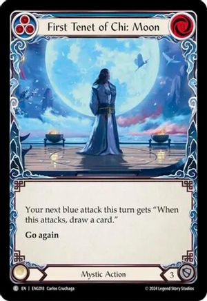 First Tenet of Chi: Moon (ENG018) - Blitz Deck: Part the Mistveil - Enigma