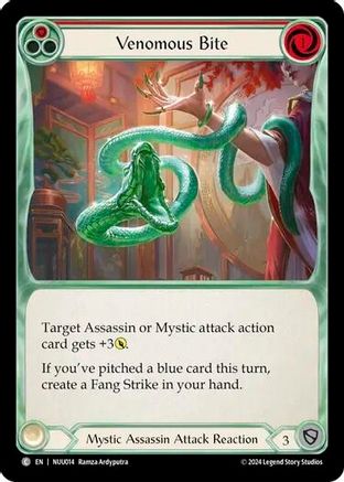 Venomous Bite (NUU014) - Blitz Deck: Part the Mistveil - Nuu