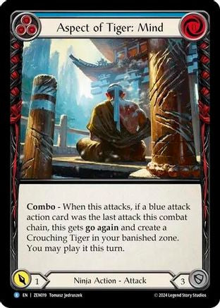 Aspect of Tiger: Mind (ZEN019) - Blitz Deck: Part the Mistveil - Zen