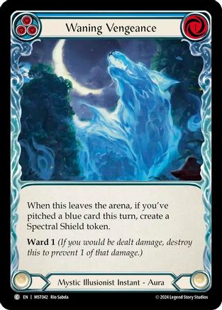Waning Vengeance (Blue) (MST042) - Part the Mistveil