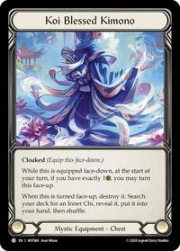 Koi Blessed Kimono Cold Foil