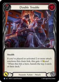 Double Trouble (Red) Rainbow Foil