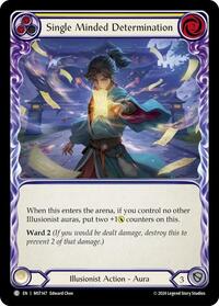 Single Minded Determination (Yellow) Rainbow Foil
