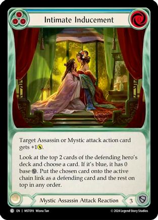 Intimate Inducement (Blue) (MST019) - Part the Mistveil Rainbow Foil